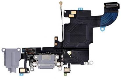 Shinzo Premium Charging Port & Mic Flex Replacment for iPhone 6s (Grey) - Fast Charge, Clear Calls, DIY Repair - Charging Connector Flex cable