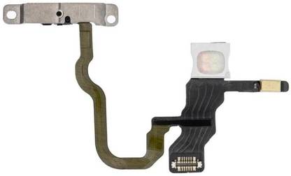Sandreezz Power Button & Flashlight Flex Cable with Brackets for Apple iPhone X Volume Button Flex Cable