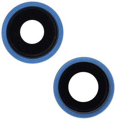Spares4ever i-13 Blue with Frame Blue iPhone 13 Blue Camera Lens Glass