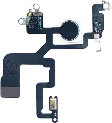Sandreezz Power Button & Flashlight Flex Cable with Brackets for Apple iPhone 12 Pro Max Power ON/OFF Button