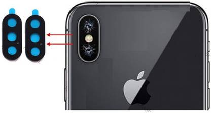 WowMax High Quality Spare Part Repair Back Rear Camera Lens Glass For I PHONE X I PHONE X Camera Lens Glass