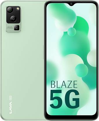 [For SBI Credit Card ] LAVA Blaze 1X 5G (Glass Green, 128 GB)  (6 GB RAM)