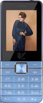 IAIR Basic Feature Dual Sim Mobile Phone with 2800mAh Battery, 2.4 inch Display Screen, 0.8 mp Camera with Big LED Torch (FPS6, Sky Blue)