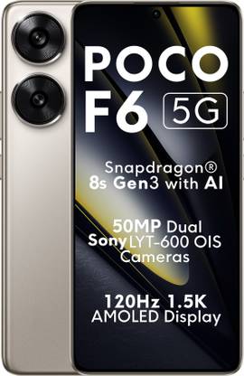 POCO F6 5G (Titanium, 256 GB)