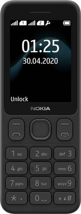 Nokia 125 Dual SIM Feature Mobile, Wireless FM Radio and Built-in Torch