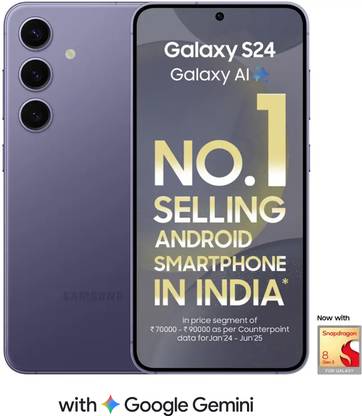 Samsung Galaxy S24 5G Snapdragon (Cobalt Violet, 256 GB)