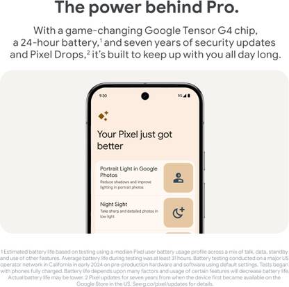 Google Pixel 9 Pro (Obsidian, 256 GB)