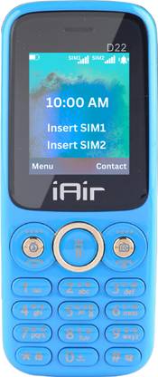 IAIR D22 Dual Sim Keypad Phone | 1200 mAH Battery & Big 1.88 Inch Display