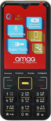 amaq 4G/VOLTE supported Dual Sim, Touch and Keypad mobile