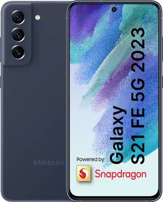 Samsung Galaxy S21 FE 5G with Snapdragon 888 (Navy, 256 GB)  (8 GB RAM) at Rs. 34999