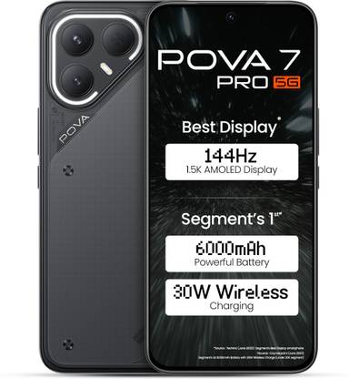 Tecno Pova 7 Pro 5G (Geek Black, 128 GB)