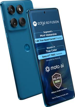 MOTOROLA Edge 60 Fusion 5G (PANTONE Mykonos Blue, 256 GB)