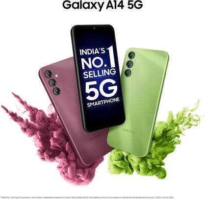 SAMSUNG Galaxy A14 5G (Dark Red, 128 GB)