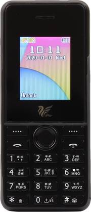 IAIR Basic Feature Dual Sim Mobile Phone with 2800mAh Battery, 1.77 inch Display Screen, 0.8 mp Camera (FPD8 New, Black)