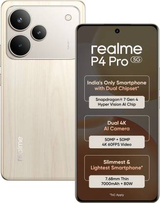 realme P4 Pro 5G (Birch Wood, 256 GB)