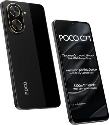 POCO C71 (Power Black, 64 GB)