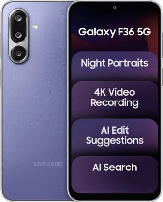 Samsung Galaxy F36 5G (Luxe Violet, 128 GB)