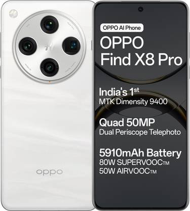 OPPO Find X8 Pro 5G (Pearl White, 512 GB)