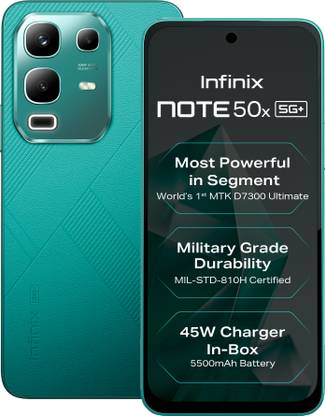 Infinix Note 50x 5G+ (Sea Breeze Green, 128 GB)