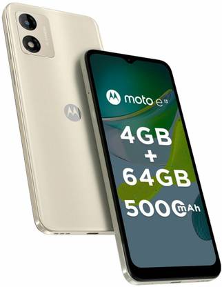 Motorola e13 (Creamy White, 64 GB)