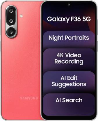 Samsung Galaxy F36 5G (Red, 128 GB)
