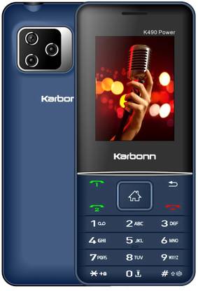 KARBONN K490 Power Dual Sim Keypad Mobile|1800mAh Battery|Camera|Expandable Upto 32GB