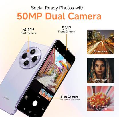 REDMI A4 5G only on Jio SIM (Sparkle Purple, 64 GB)