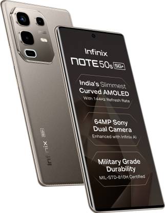 Infinix Note 50s 5G+ (Titanium Grey, 128 GB)