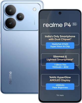 realme P4 5G (Engine Blue, 128 GB)