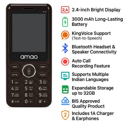 amaq Q19 Dual Super Slim 3D Bluetooth Speaker Portable, Long Battery Life