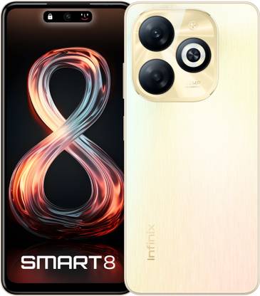 [For SBI Card] Infinix SMART 8 (Shiny Gold, 64 GB)  (4 GB RAM)