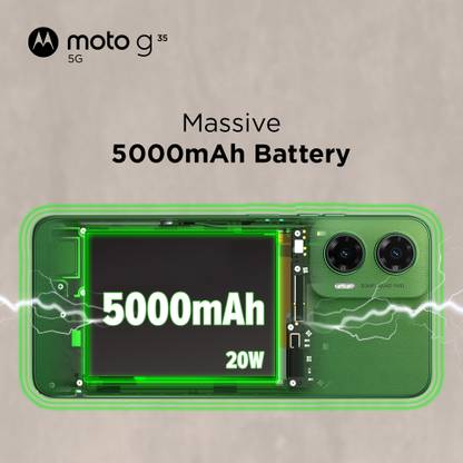 MOTOROLA g35 5G (Leaf Green, 128 GB)