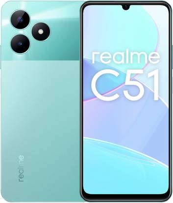 realme C51 (Mint Green, 64 GB)  (4 GB RAM) at Rs. 7999