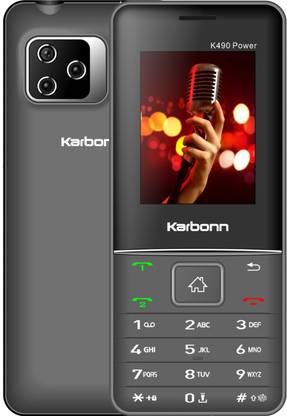 KARBONN K490 Power Dual Sim Keypad Mobile|1800mAh Battery|Camera|Expandable Upto 32GB