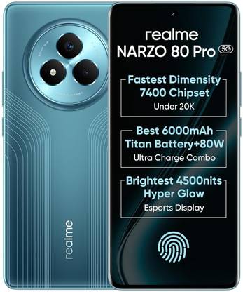 realme Narzo 80 Pro 5G (Racing Green, 256 GB)