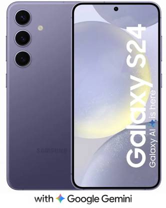 Samsung Galaxy S24 5G (Cobalt Violet, 128 GB)