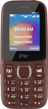 IAIR D-40 Pro+ Dual Sim Keypad Phone | 1.8 Inch Big Display and Great Battery