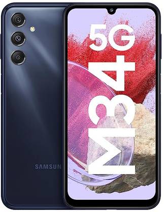 Samsung Galaxy M34 5G without charger (Midnight Blue, 128 GB)