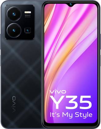 vivo Y35 (Agate Black, 128 GB)