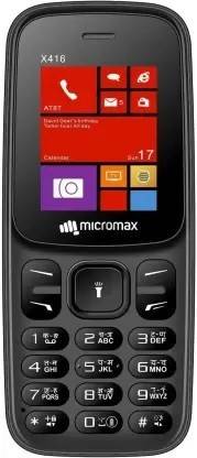 Micromax x416(black +blue)