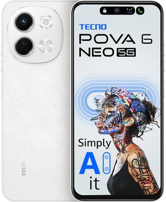 Tecno Pova 6 Neo (Aurora Cloud, 128 GB)