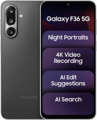 Samsung Galaxy F36 5G (Black, 128 GB)