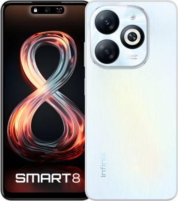 Infinix SMART 8 (Galaxy White, 128 GB)