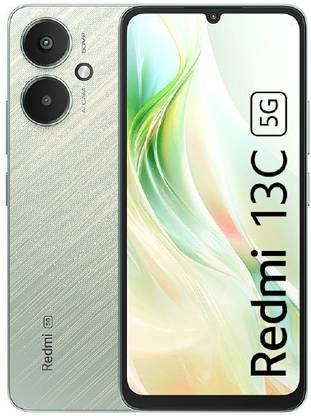 रेडमी 13c 5G (स्टार्टरेल ग्रीन, 256 GB)