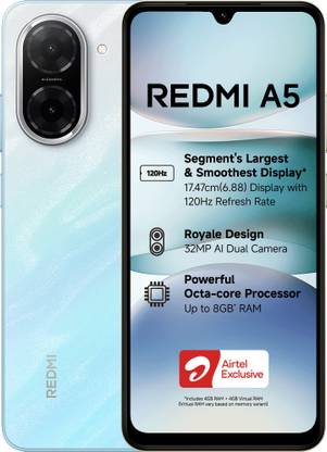REDMI A5  - Locked with Airtel Prepaid (Pondicherry Blue, 64 GB)