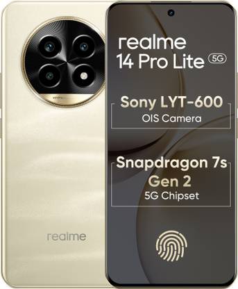 realme 14 Pro Lite 5G (Glass Gold, 256 GB)