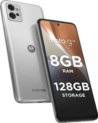 [For ICICI Bank Credit Card] MOTOROLA G32 (Satin Silver, 128 GB)  (8 GB RAM)