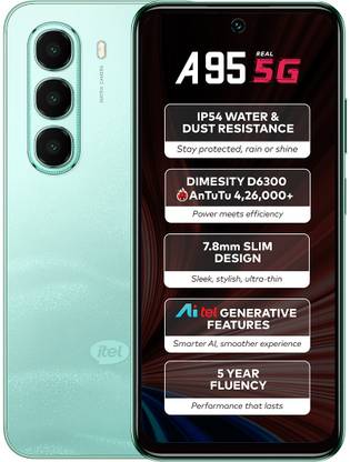 itel A95 5G (Wave Green, 128 GB)