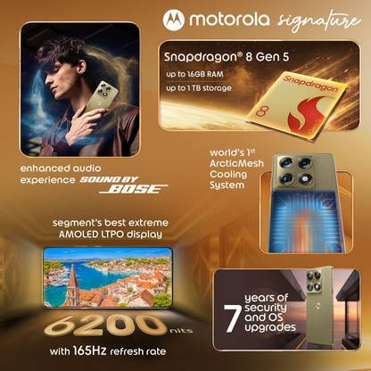 MOTOROLA Signature (PANTONE Martini Olive, 256 GB)