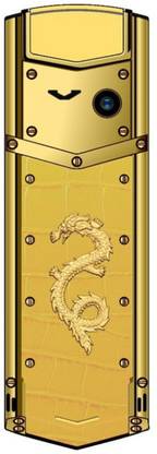 TOUCH 18 Bold V1 Signature Gold Dragon Luxury Mobile Sim Keypad| with 1.8" Display